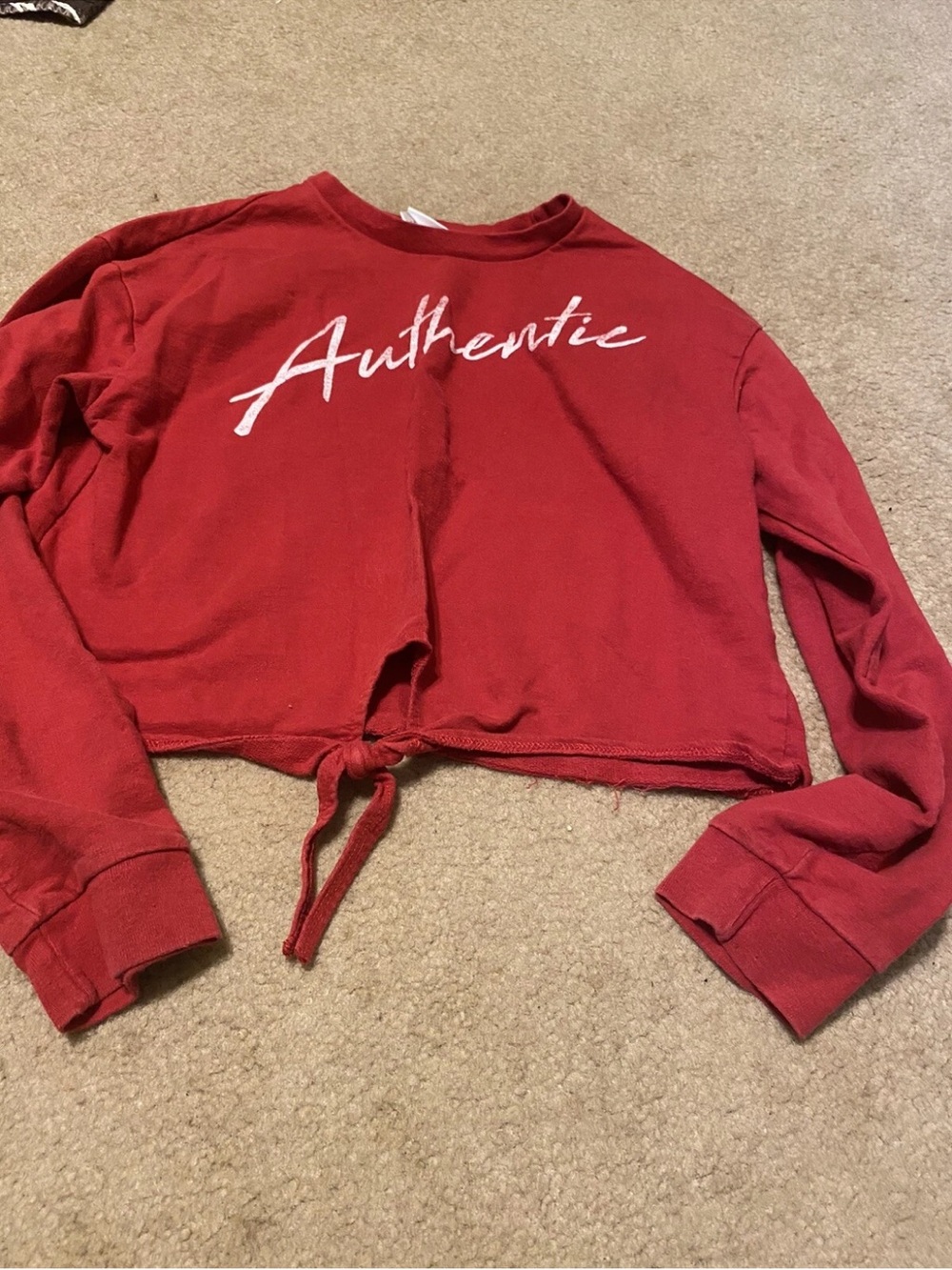 Freeze size small crop top